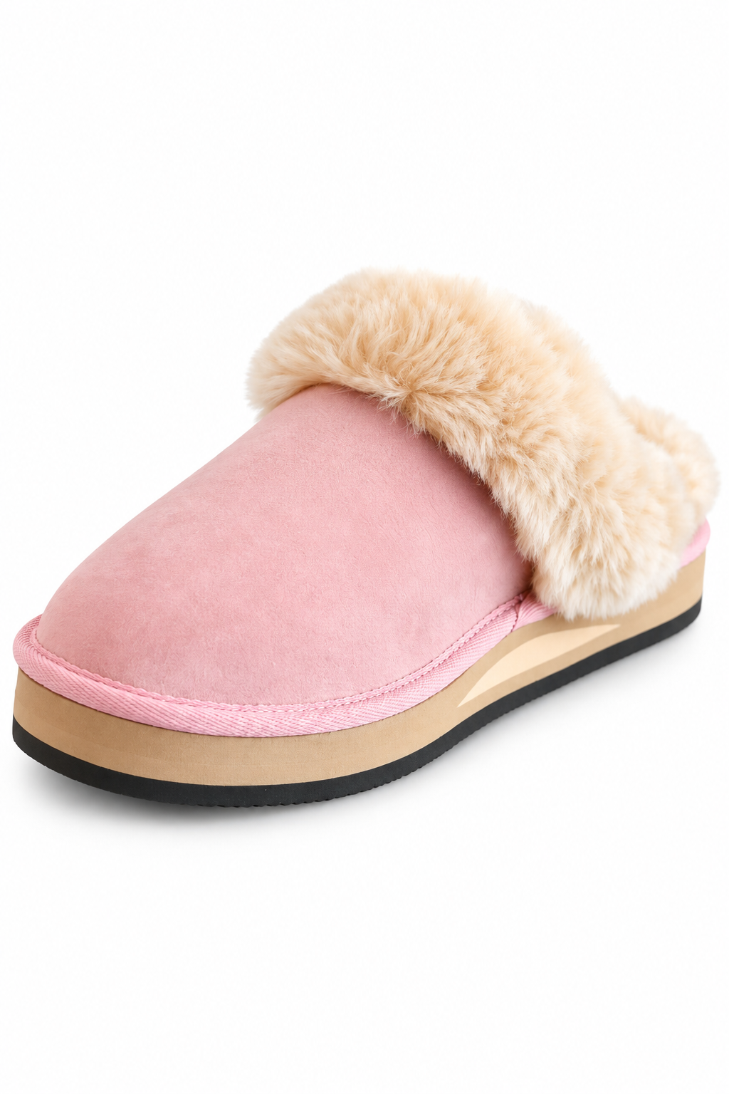 Rainbow Sunset Snug Slippers - Pink