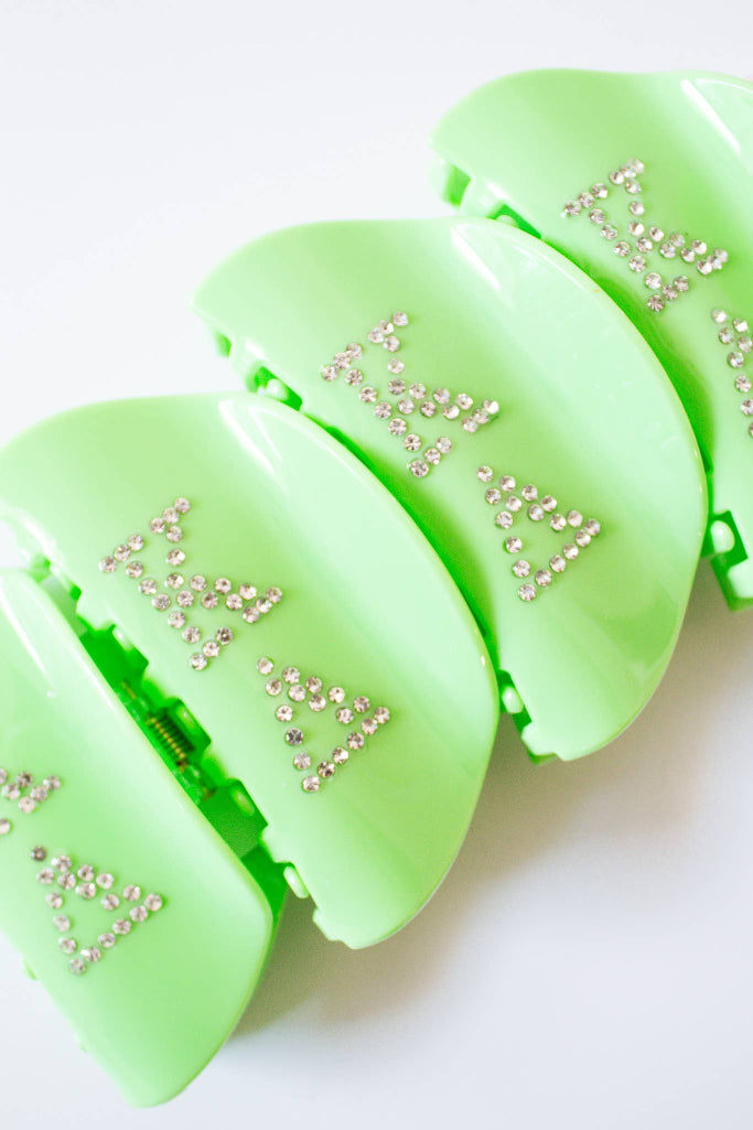 That Girl Sorority Hair Claw Clip- KAPPA DELTA