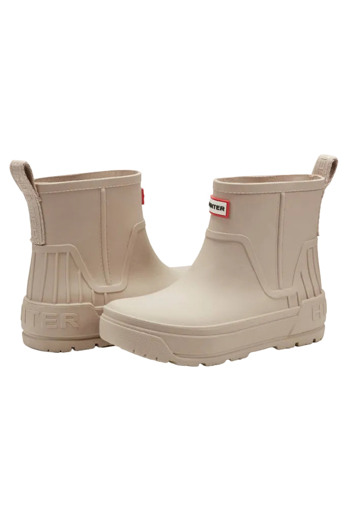 Hunter Wale Waterproof Lightweight Bootie - Natural