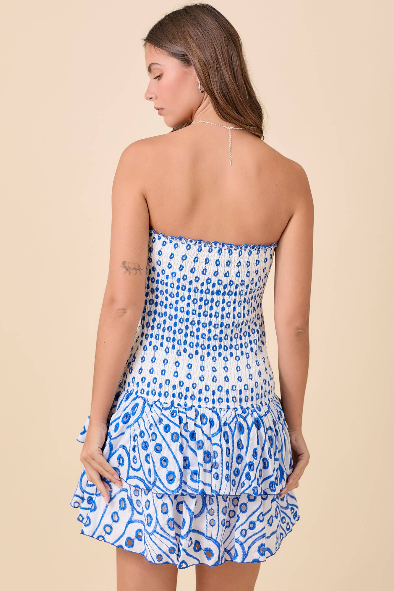 Nadia Mini Dress - Blue