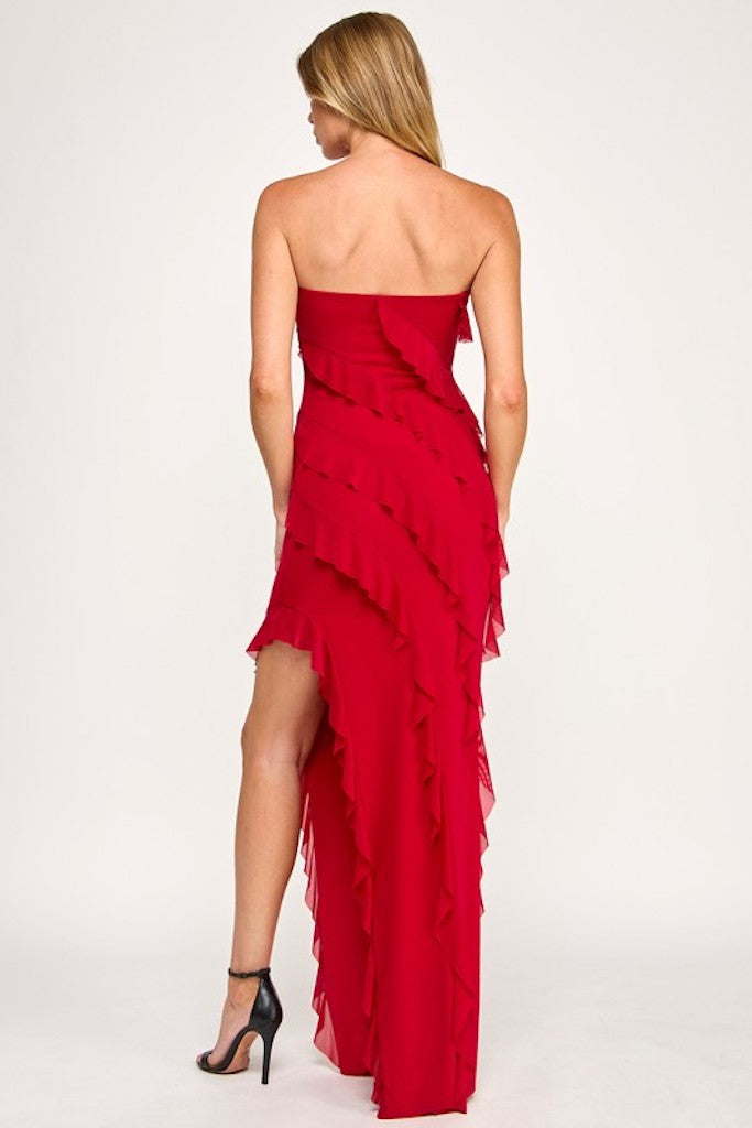Emma Kate Maxi Dress - Red