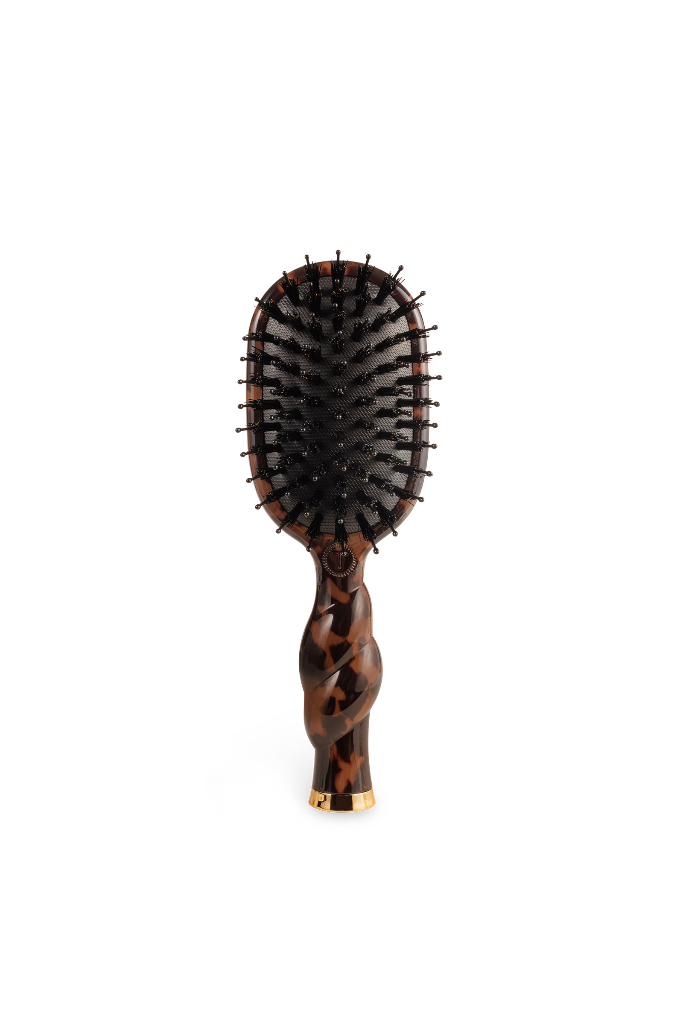 TELETIES  Mini Boar Brush - Tortoise