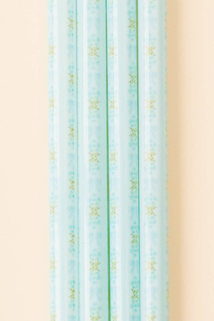 40 oz Tumbler Straw Set - Oh So Fancy Blue