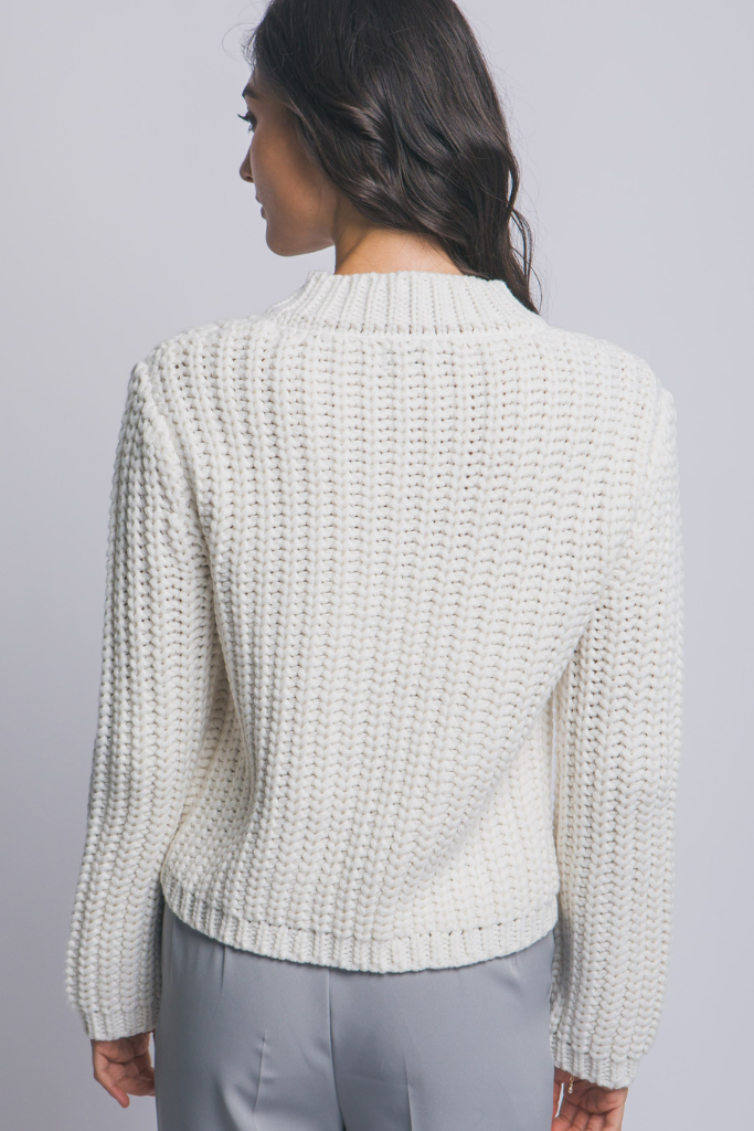 Hit The Mark Cardigan - Ivory