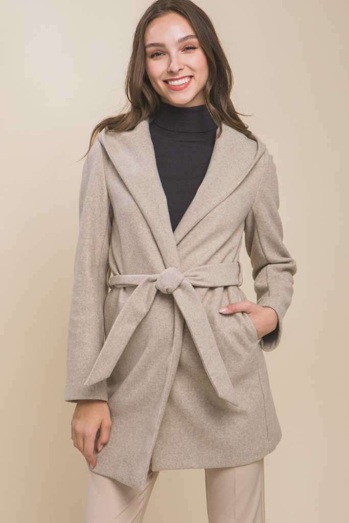 Own The Room Coat - Oatmeal