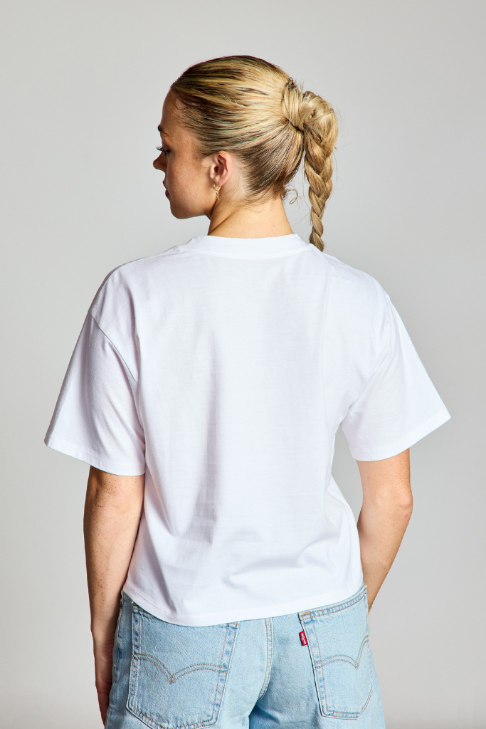 Adalee Short Sleeve Top - White