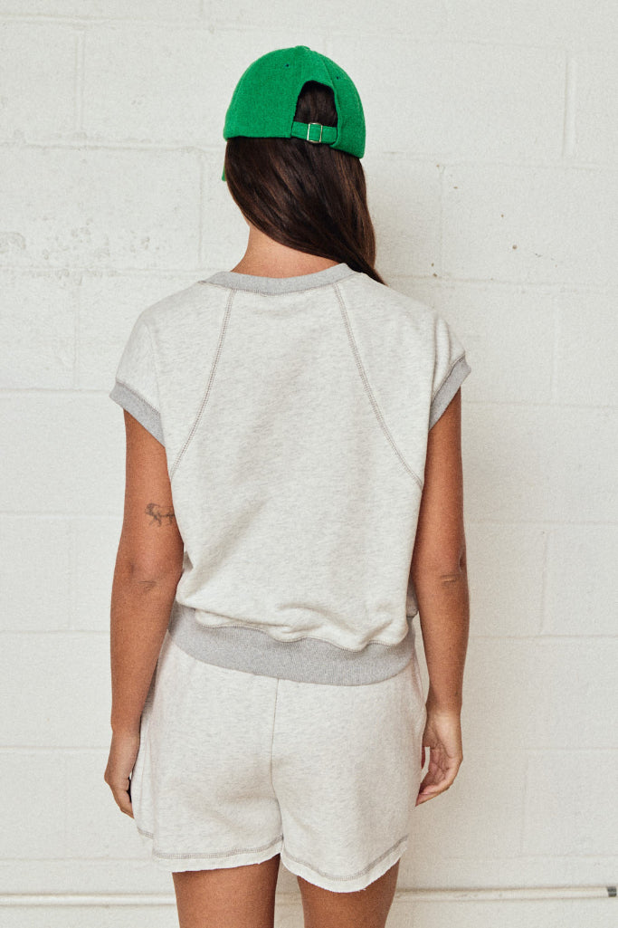 Small Talk Relaxed Shorts - Gray