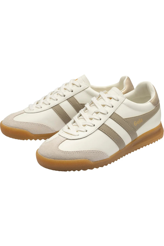 Gola Torpedo Sneakers - Off White/Bone/Gold