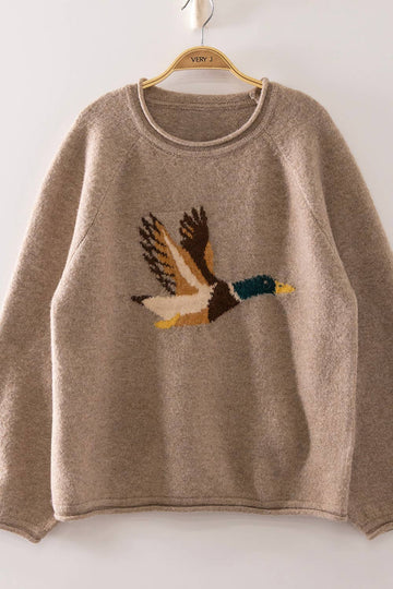 Lola Mallard Flight Sweater - Mocha