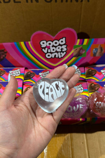 Positive & Good Vibe Heart Squishy