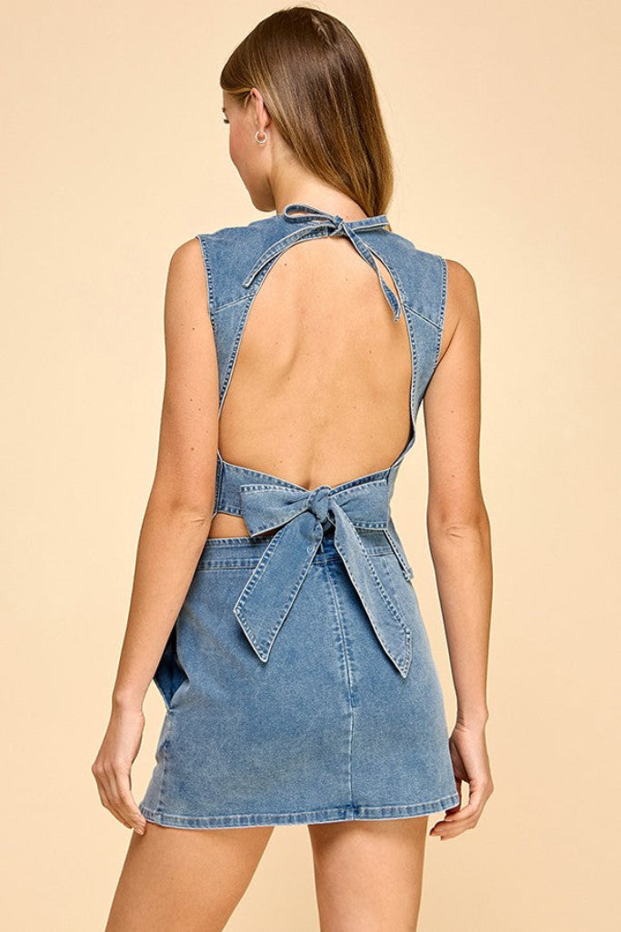Going Again Set - Denim
