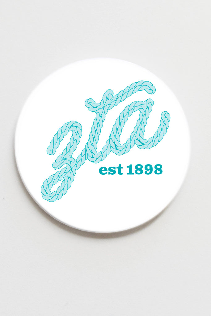 Zeta Tau Alpha Howdy Greek Button - 2.25 inch