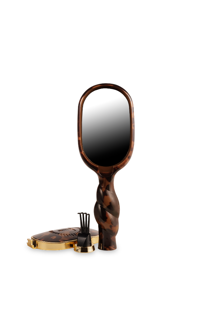 TELETIES  Mini Boar Brush - Tortoise
