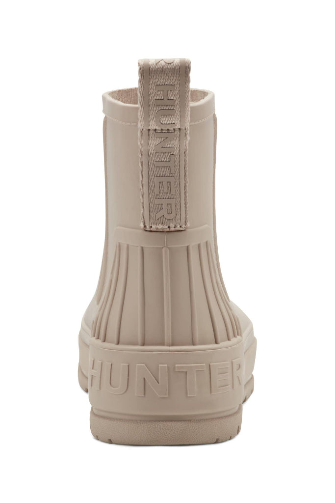 Hunter Wale Waterproof Lightweight Bootie - Natural