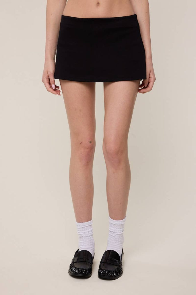 Sydney Low Rise Skort - Black