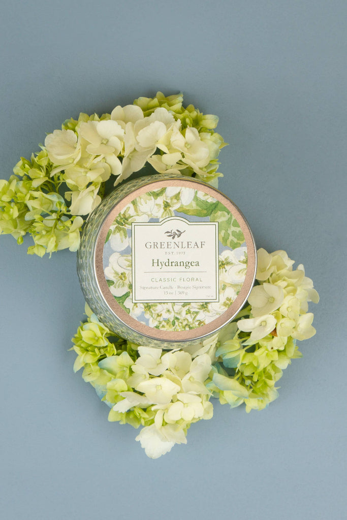 Greenleaf Signature Candle - Hydrangea