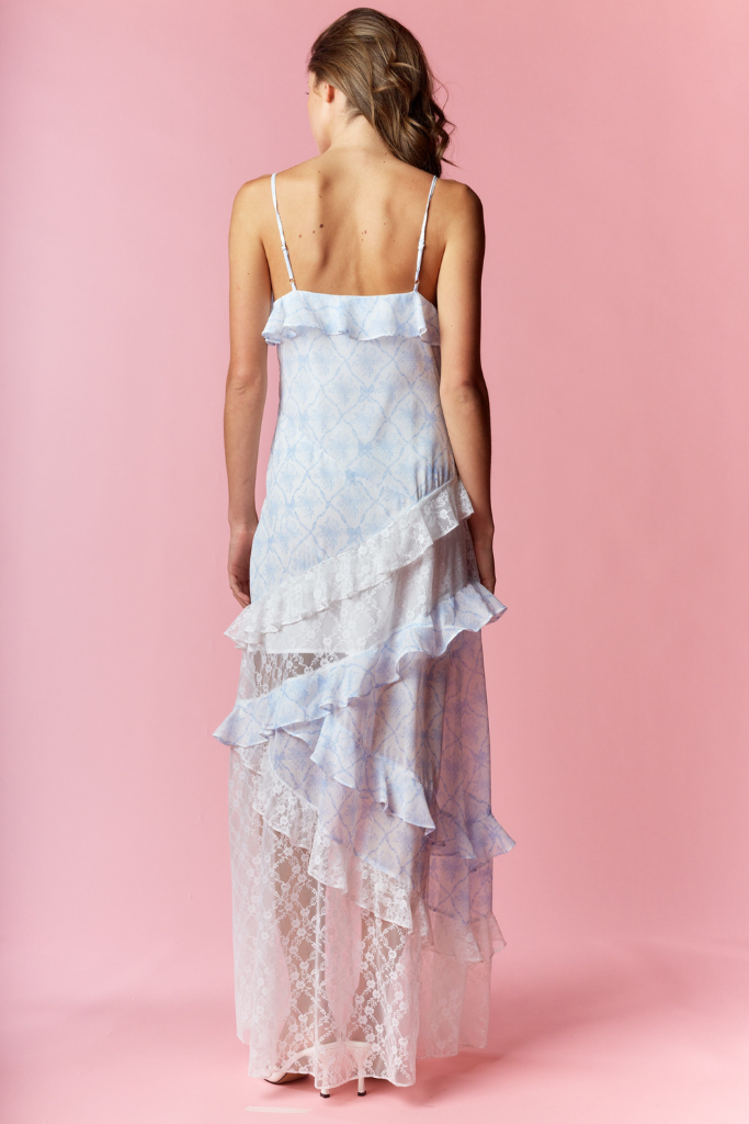 Got The Heat Maxi Dress - Blue