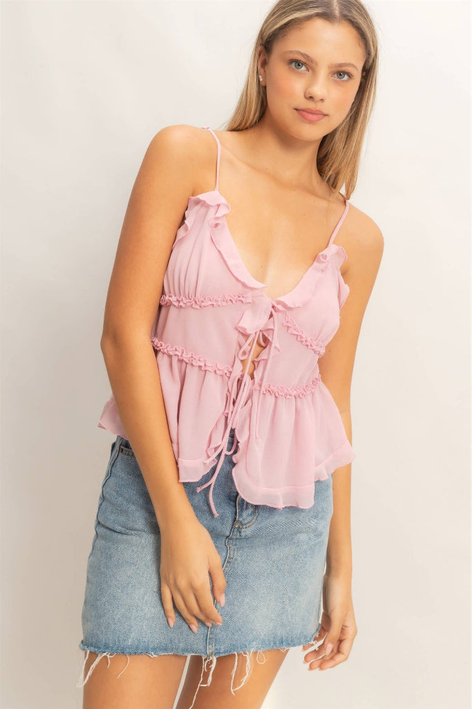 Strike It Top- Pink
