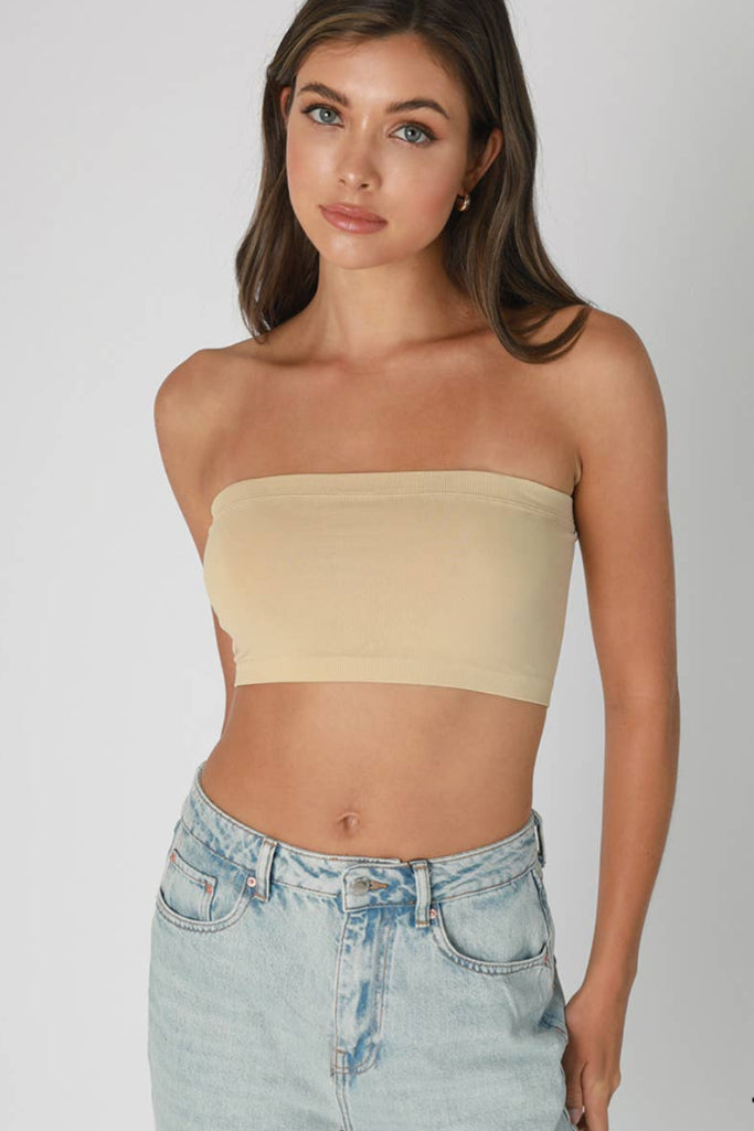 Held Tight Bandeau Top -