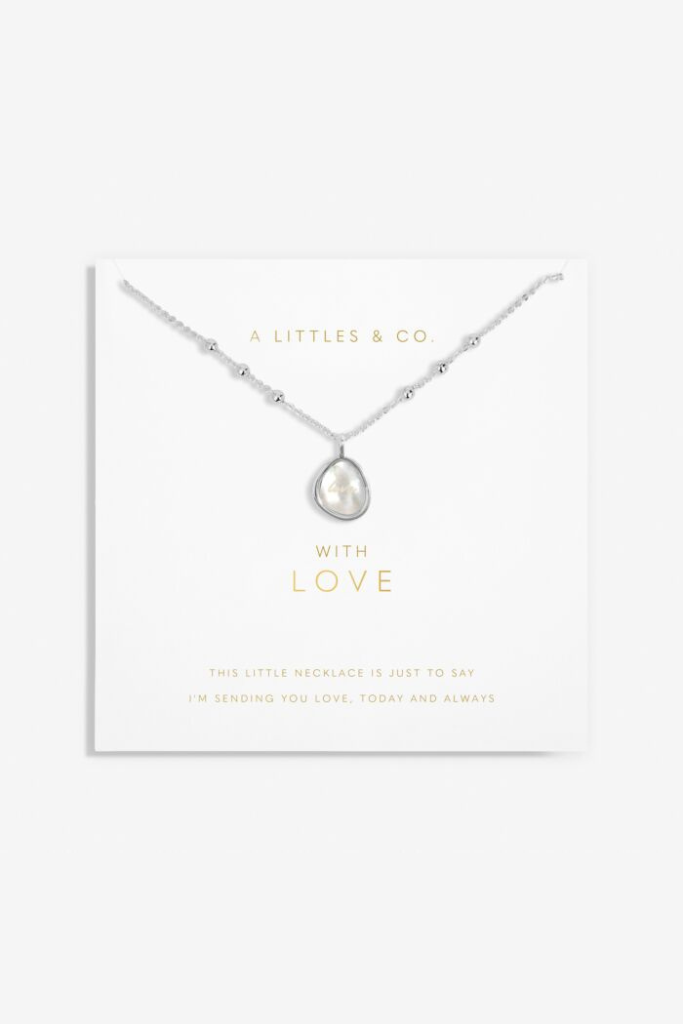 A Little 'With Love' Necklace- Silver