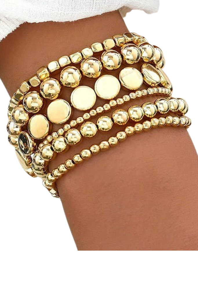 Current Fav Bracelet Stack - Gold