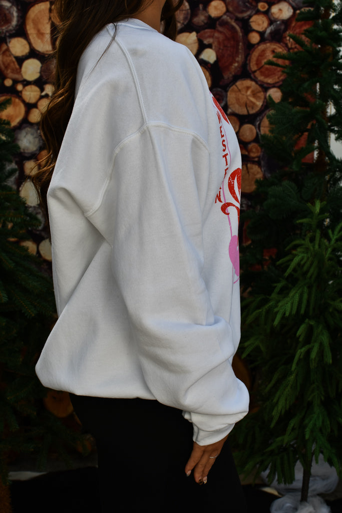 Western Queen Sweatshirt - White