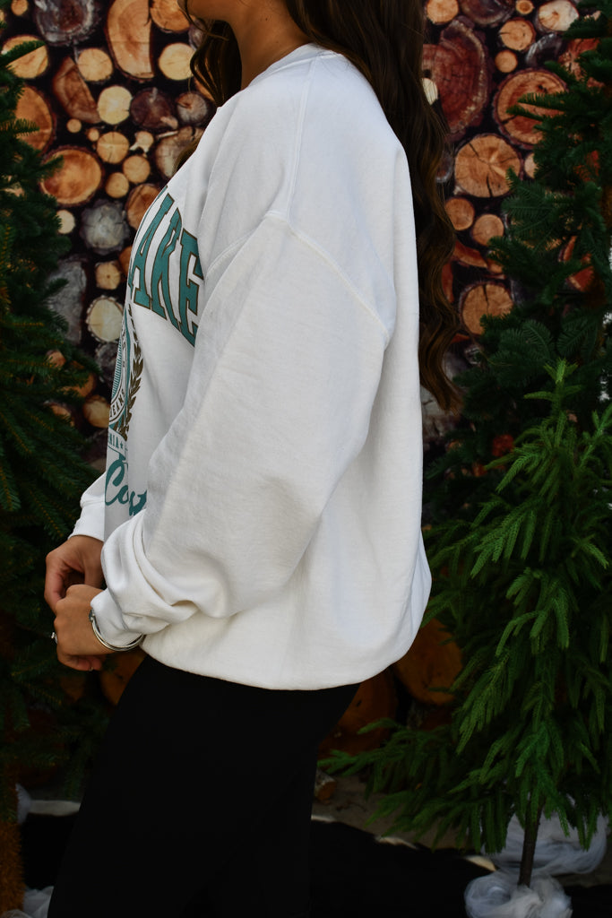 Silver Lake Graphic Sweatshirt - Cream