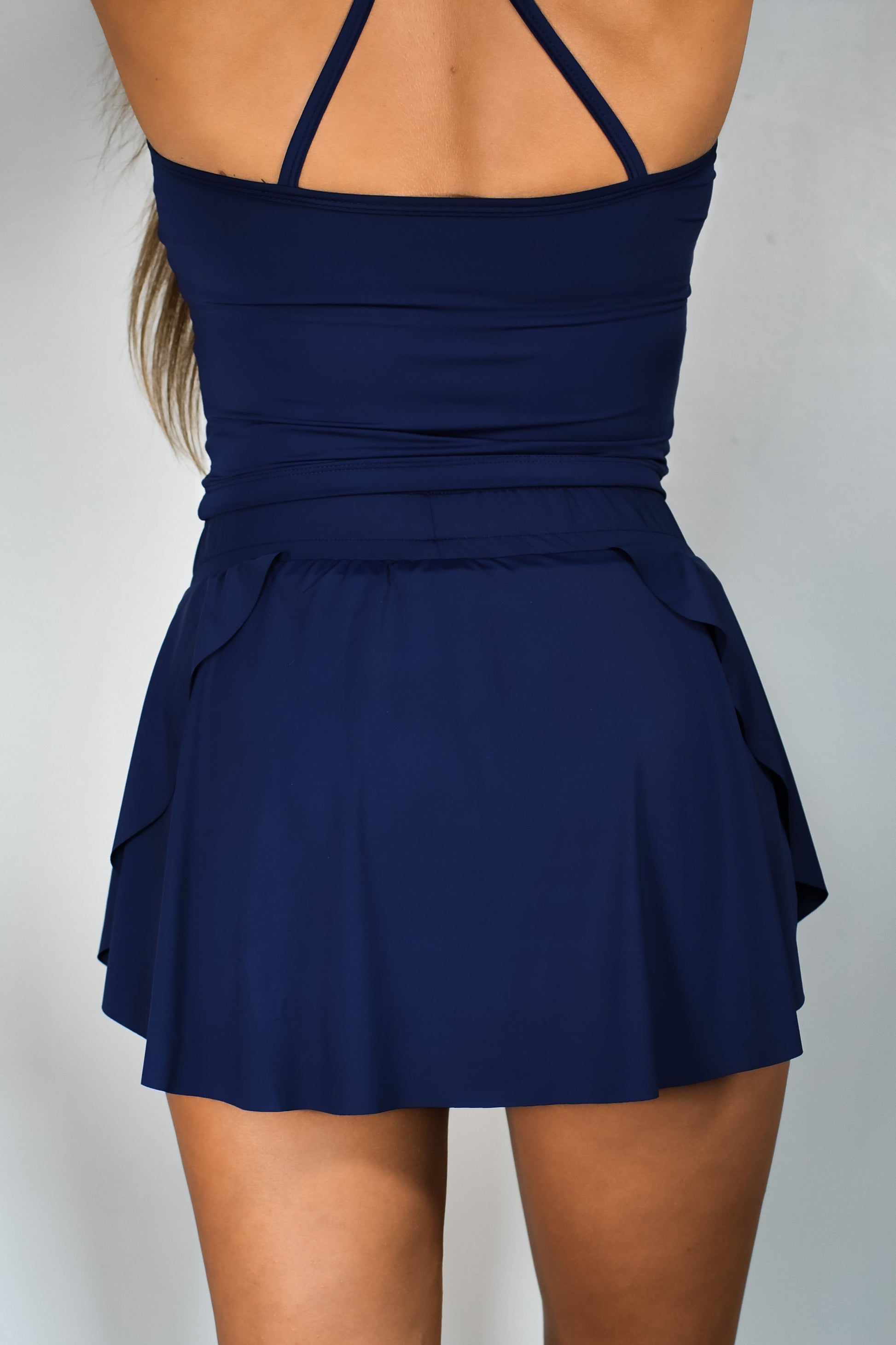 Tooloolah Flow State Skort - Navy
