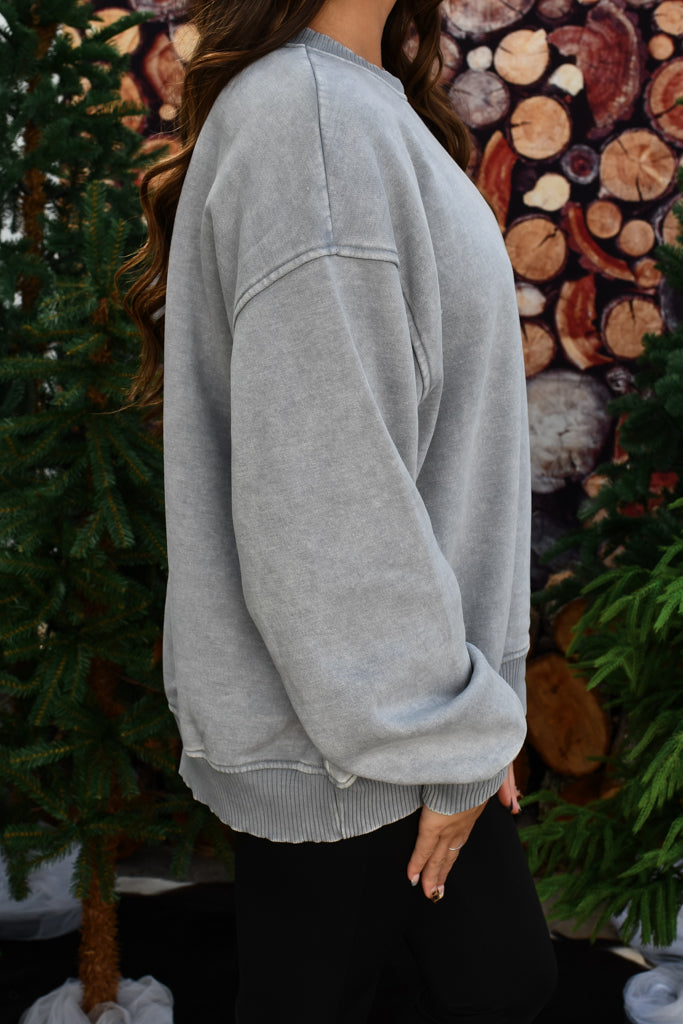 Usually You Pullover - Grey