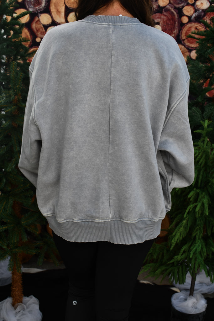 Usually You Pullover - Grey