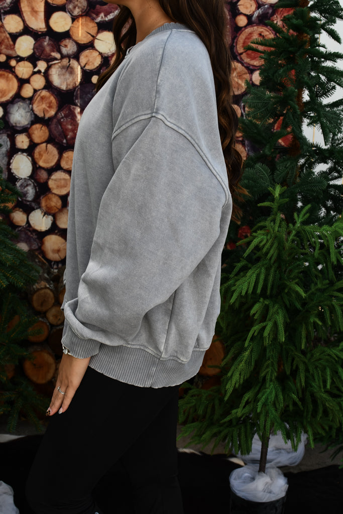 Usually You Pullover - Grey