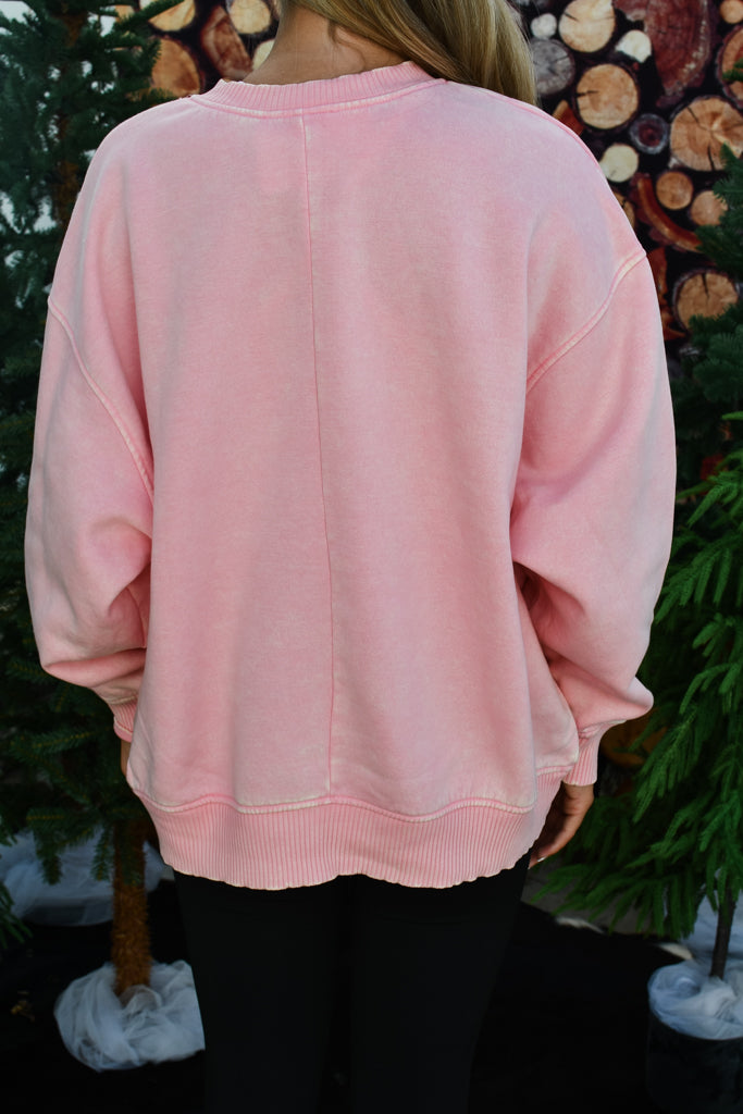 Usually You Pullover -Pink