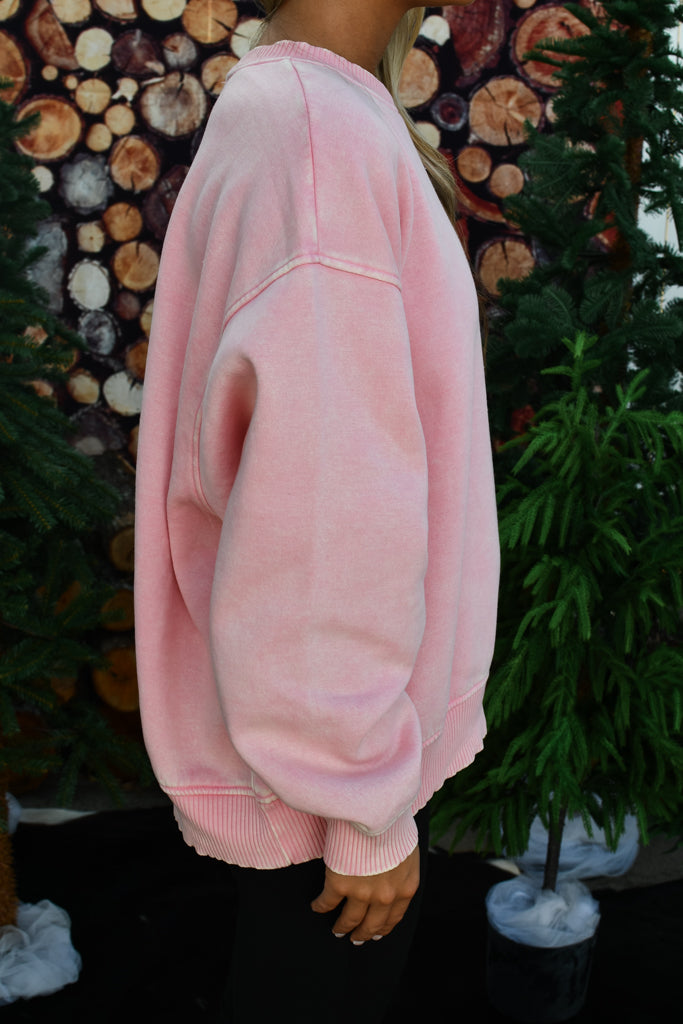 Usually You Pullover -Pink