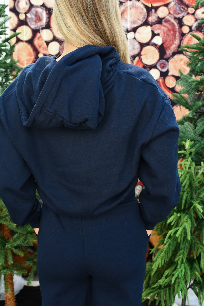 Everyday Zip Hoodie - Navy