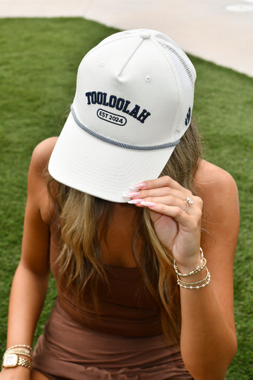 Tooloolah Braided Mesh Trucker Hat - Navy