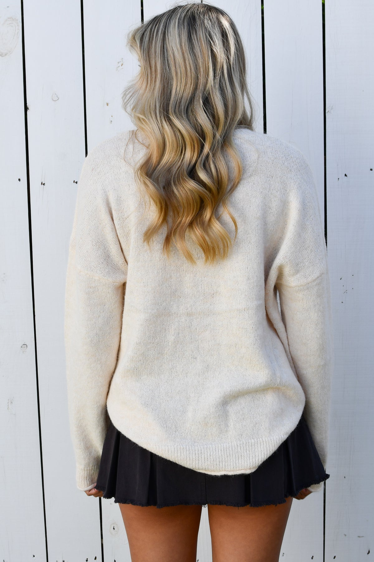 Mallard Manor Crewneck Sweater - Cream