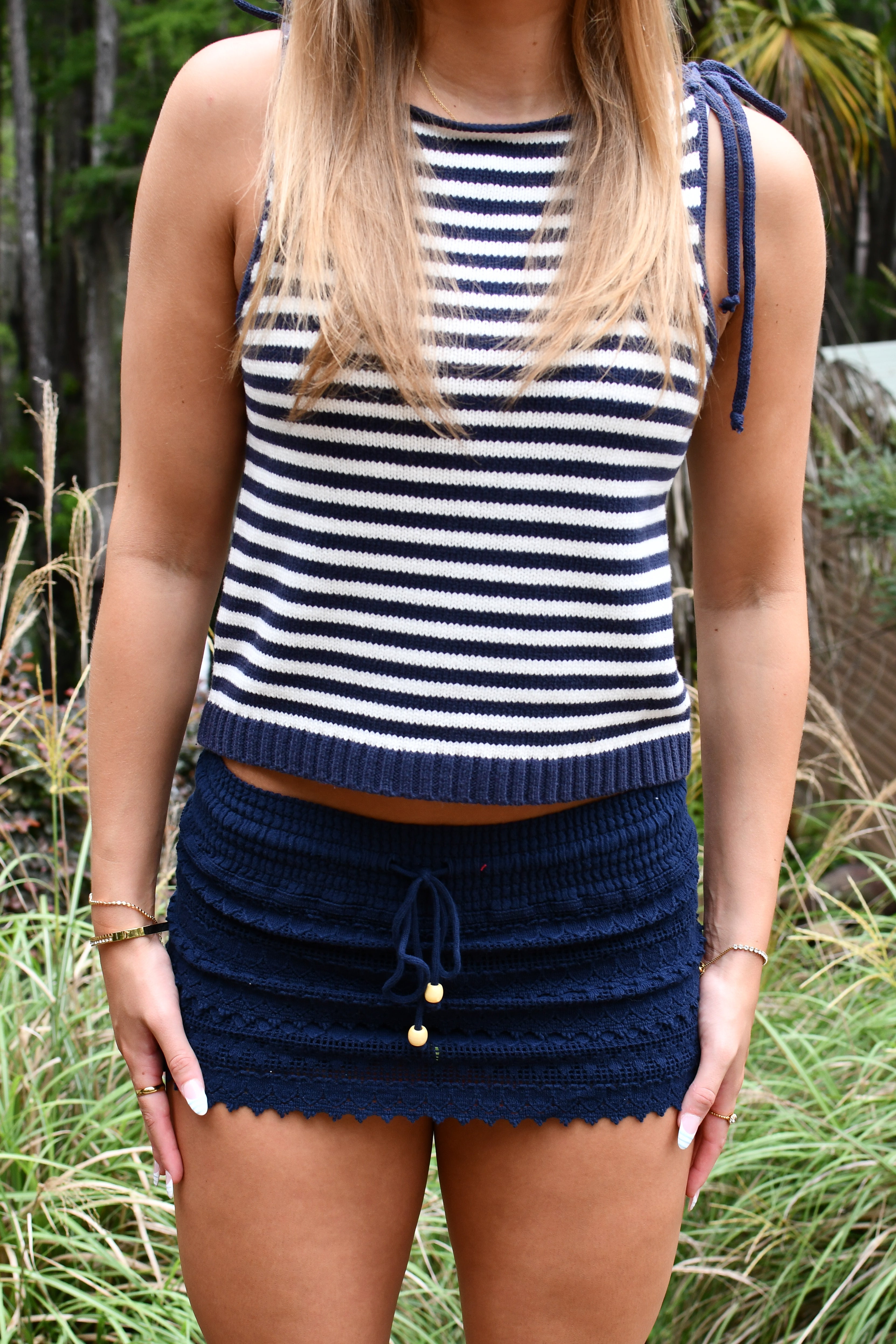 Blanco By Nature Cosmo Skirt - Navy