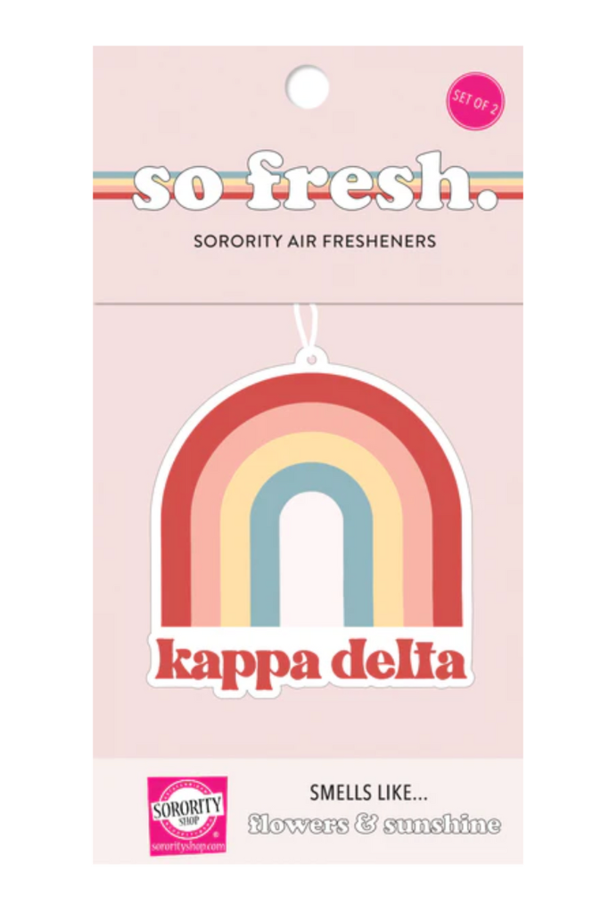 Rainbow Air Freshener - Kappa Delta