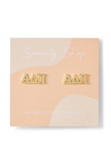 Sorority Stud Earring - ADPI