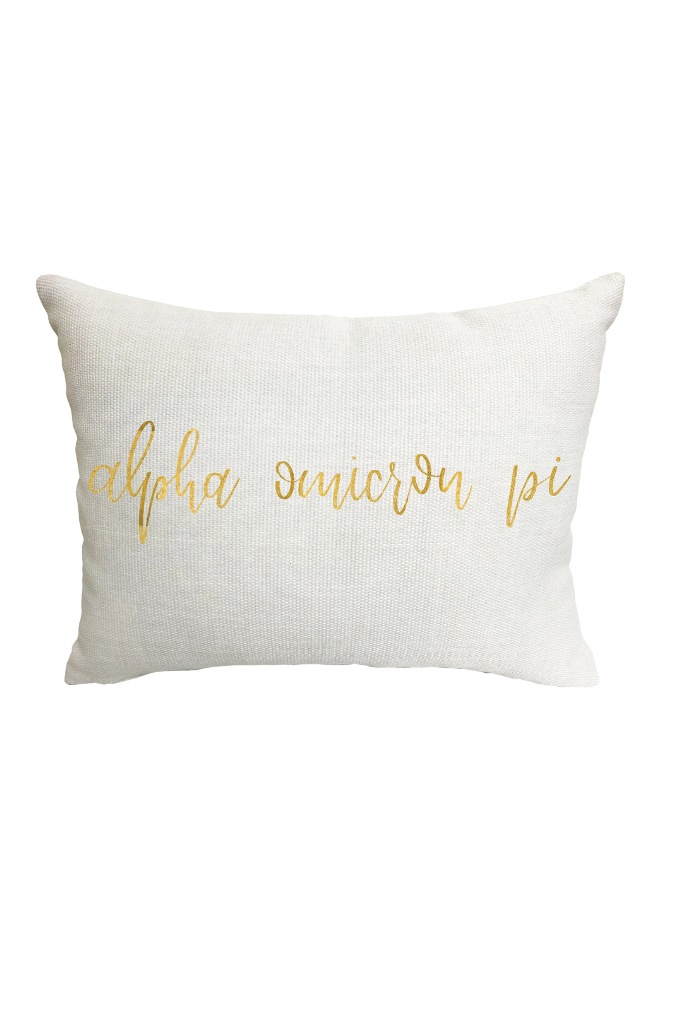 Sorority Throw Pillow - AOII
