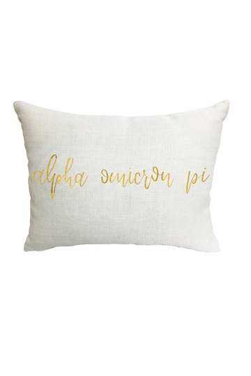 Sorority Throw Pillow - AOII