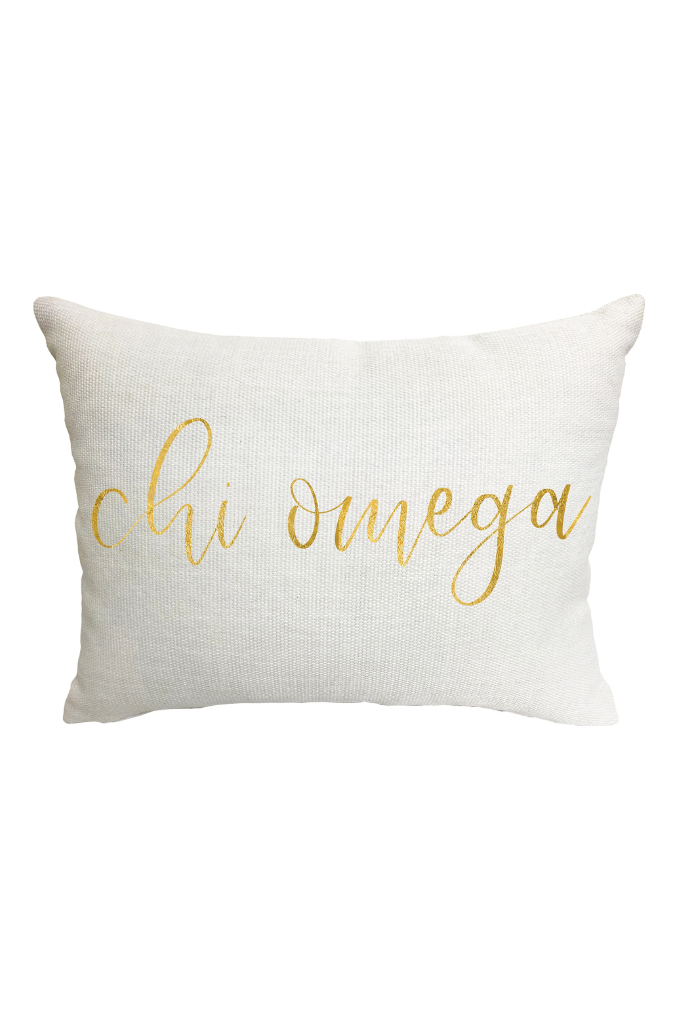 Sorority Throw Pillow - Chi O