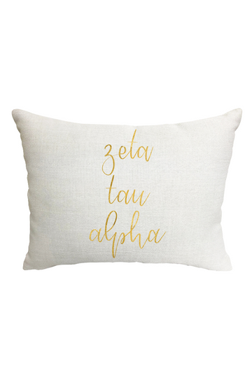Sorority Throw Pillow - Zeta