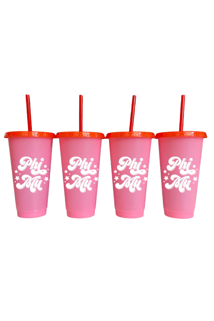 Glitter Changing Cup - Phi Mu