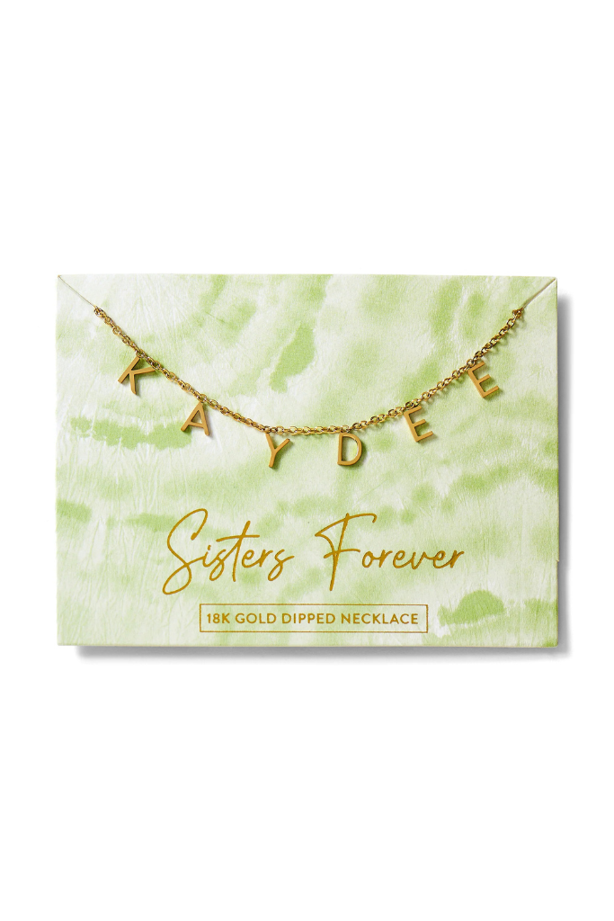 Sorority Name Necklace - Kappa Delta