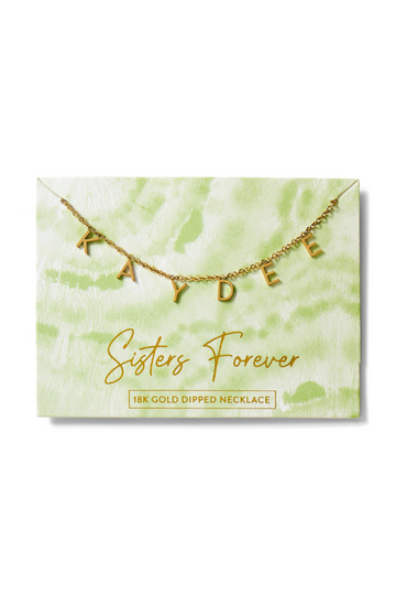 Sorority Name Necklace - Kappa Delta