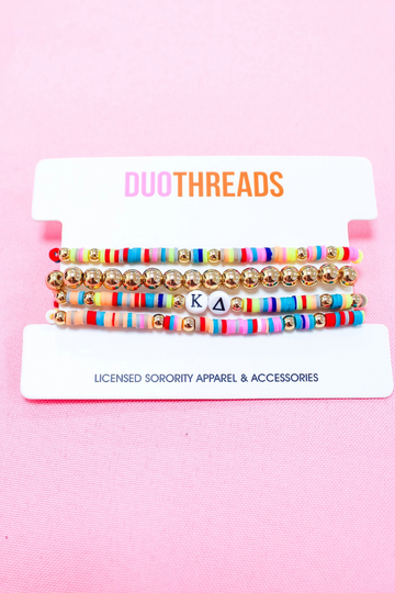 Sorority Miley Bracelet Stack - Kappa Delta