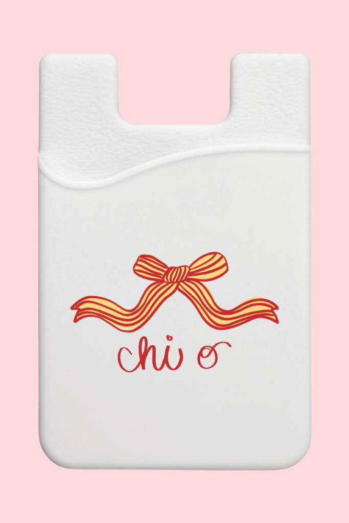 Sorority Bow Phone Wallet - Chi O