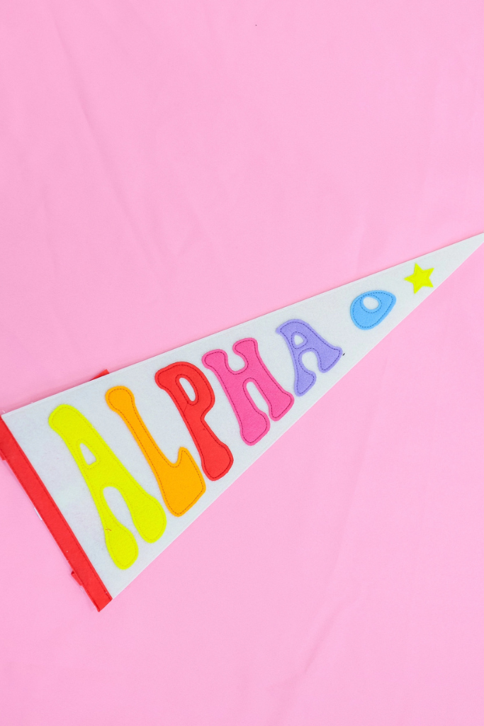 Rainbow Pennant Flag - AOII