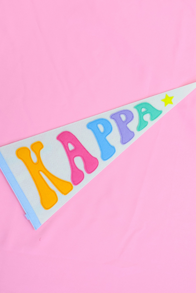 Rainbow Pennant Flag - KKG